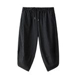 Men Trousers Summer Loose Striped Harem Pants