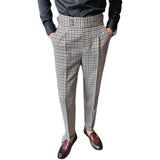 Men Trousers Casual Suit Pants