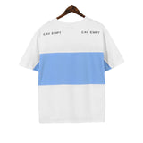Cavempt Ce Men's and Women's Blue and White Color Matching Cartoon T-shirt