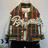 Toddler Boys Jackets Boy's Autumn Coat Baseball Uniform Baby