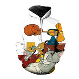 Tom and Jerry Hoodie 3D Printed Hoodie Hoodie