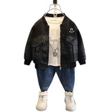 Toddler Boys Jackets Children's Clothing Boys' Jacket Spring and Autumn Clothing Baseball Uniform
