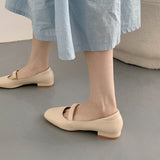 Nude Pumps Block Heel