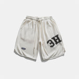 2022 Summer Man Outfits Foam Letter Shorts