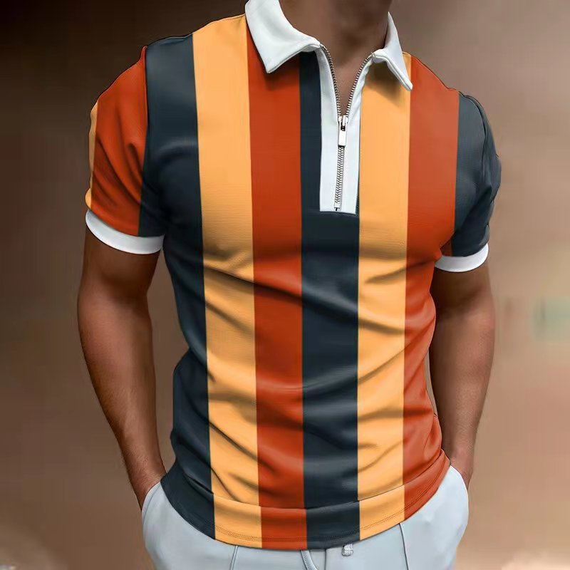 Polo Shirts Short Sleeve T-shirt Top European Code