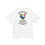 Human Made T-Shirt Slub Cotton Trendy Loose Couple Short Sleeve