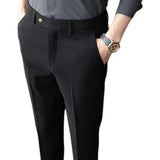 Men Trousers Spring Casual Pants Business Gentleman Stripes Men's Trousers