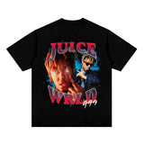 Juice WRLD T Shirt 2Pac Kanye West Justin Bieber Travis Scottasapt T-shirt Hip Hop