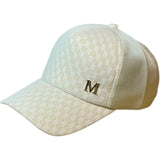 Vintage Check Baseball Cap