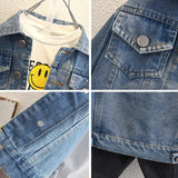 Toddler Boys Jackets Boys' Denim Jacket Spring and Autumn