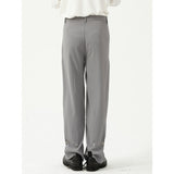 Men Suit Pants Men's Autumn Suit Pants Trendy Solid Color Suit Pants