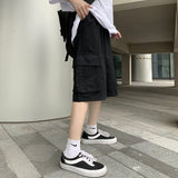 Harajuku Clothing Men's Casual Shorts Cargo Pants Men plus Size Retro Sports