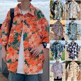 Men's Shirts Summer Short Sleeve Printed Shirt Short Sleeve Men's Clothing
