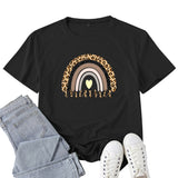 Boy Mama T Shirt Rainbow Mama Pattern Printed T-shirt