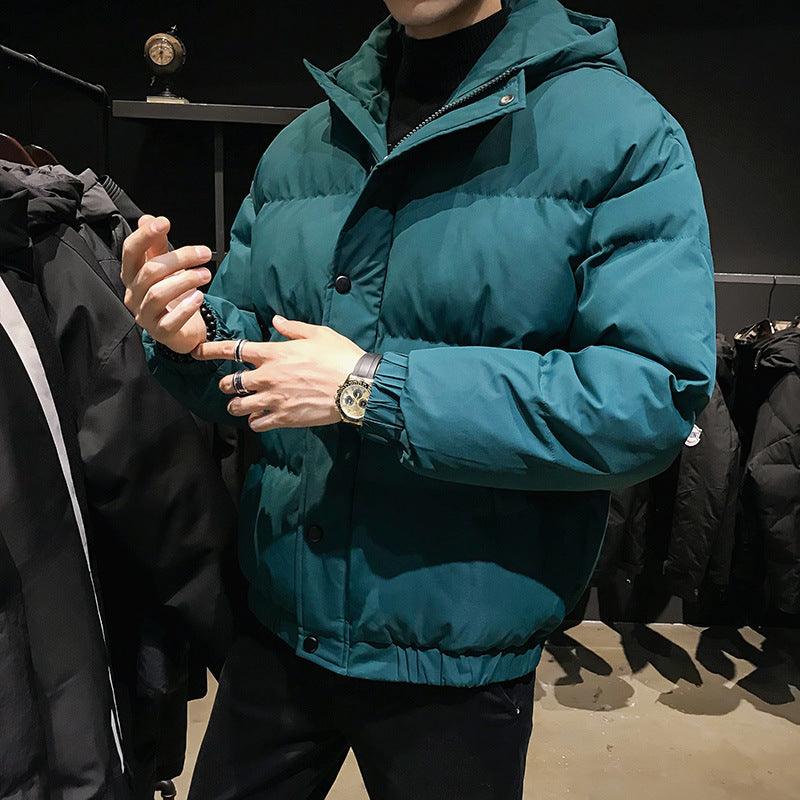 Men's Autumn Winter Coat Hooded Jacket