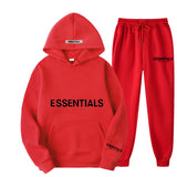 Fear Of God Fog Essentials Hoodie & Sweatpant 2 Piece Set For Men And Women