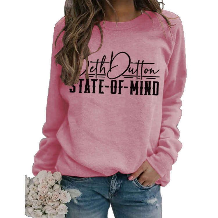 Beth Dutton Outfits Head round Neck Top T-shirt Sweater