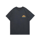 Men T Shirt Summer Casual Tops Men's Clothes Summer Wear Vintage Men's round Neck Short Sleeve Casual Loose Letter Printed T-shirt