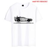 Back to the Future Costume Printed Men's and Women's T-shirt Summer Short Sleeve