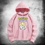 Men and Women Pokemon Pikachu Hoodie Jingling Bao Ke Meng Bokebi Hooded Sweater