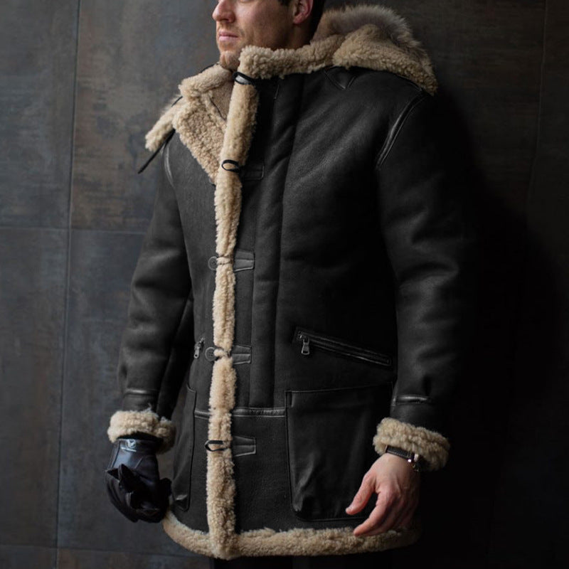 Bane Coat Fur Integrated Hooded