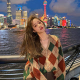 Preppy Aesthetic Outfits Sweater Coat Plaid