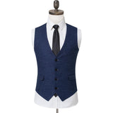 Tuxedo Vests Fashion Slim Fit Men's Suit Vest Handsome Casual Small Suit Vest