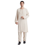 Mens Thobes Embroidered Robe Set