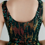 Sequin Evening Dress Split Long Sequined Fishtail Skirt