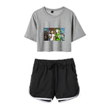 Dreamwastaken Men's Novelty Hoodies Dream Merch Shirt Printed Casual Fashion Loose Exposed Navel Suit