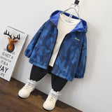 Toddler Boys Jackets Boy's Camouflage Shell Jacket Children Spring and Autumn