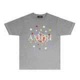 Amiri T Shirt Fashion Brand Short Sleeve T-shirt Shirt