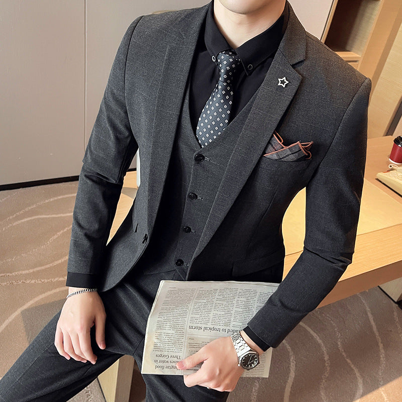 Seersucker Suit Three-Piece Suit