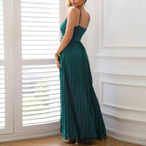 Mariah Carey See through Dress Strap Backless Dress Temperament Ladies' Evening Dress