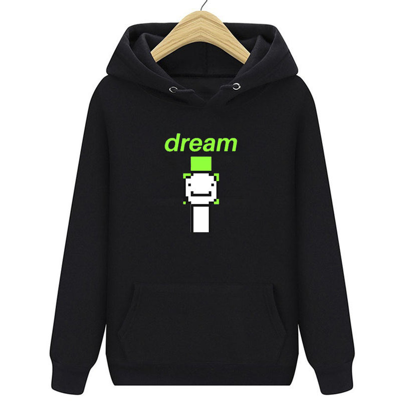 Dreamwastaken Men's Novelty Hoodies Dream Merch Shirt Printed Fashion Hooded Sweatshirt Shirt