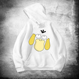 Men and Women Pokemon Pikachu Hoodie Pokémon Psyduck Hooded Sweater