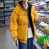 Men's Autumn Winter Coat plus Size Loose Casual Cotton-Padded Clothes