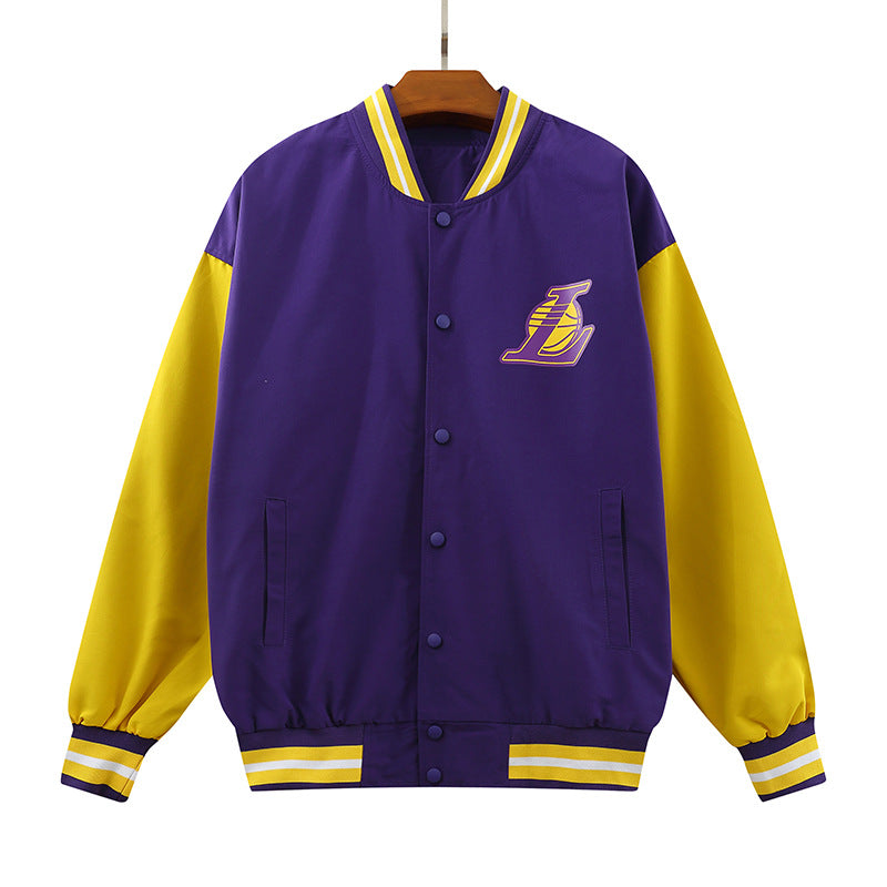 Dodgers Letter Man Jacket Outfit Senior Jackets Varsity Baseball College Coat Autumn Baseball Uniform Fans Sports Training