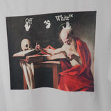 Off White T Shirt Short Sleeve Casual Large Size Fashion Tshirt Men's Clothing Owt Women Tops