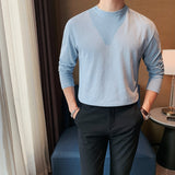 Men Short Sleeve T-Shirt Casual round Neck Long Sleeve T-shirt