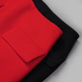 Emily Ratajkowski Dress Midriff Outfit Stretch Bandage One-Piece Dress Suspender Dress Sexy