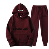 Fear Of God Fog Essentials Hoodie & Sweatpant 2 Piece Set For Men And Women