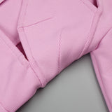 Emily Ratajkowski Dress Long Sleeve Stretch Knitted Dress