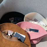 Yankee and Dogers Bucket Hat Autumn and Winter Vintage Corduroy Bucket Hat Bucket Hat