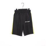 Palm Angels Vintage Rainbow Ribbon Striped Casual Shorts