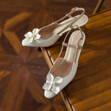 Nude Wide Fit Block Heels