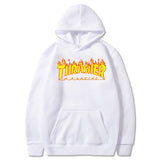 Thrasher Hoodie Hip Hop Fashion Hooded Sweatshirt Top