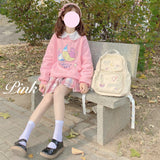 Gothic Lolita Harajuku Style Clothing Floral Print Long Sleeve Pullover