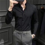 Men Shirts Spring Shirt Long Sleeve