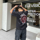 CHH Chrome Heart T Shirt Spring/Summer Embroidered round Neck Short Sleeve T-shirt for Men and Women